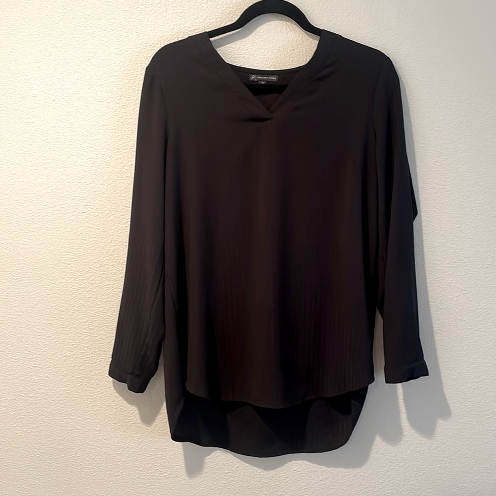 Adrianna Papell long sleeved blouse, size M